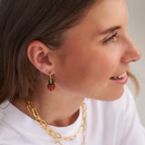 Strawberry summer earrings (set)