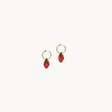 Strawberry summer earrings (set)