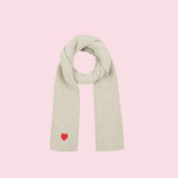 Fluffy love scarf - crème
