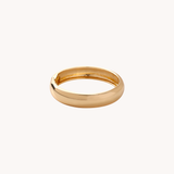 Big golden bangle bracelet