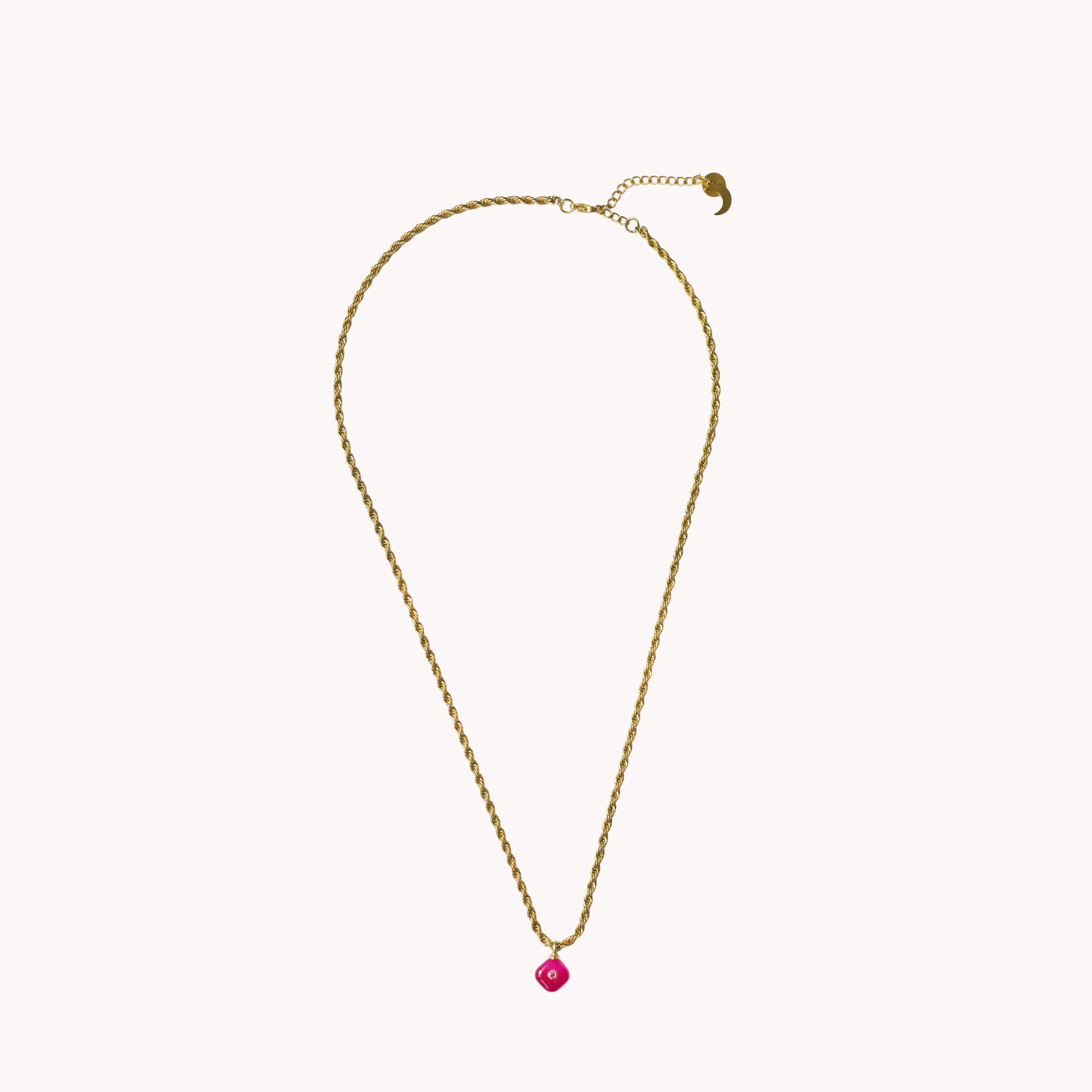 Twisted Pink Necklace
