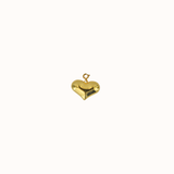 Golden heart large pendant