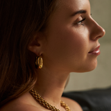 Big golden hoops (set) (meerdere kleuren)