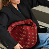 Izzy bag met studs - rood