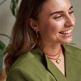 Golden heart pendant