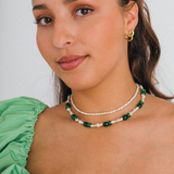 Pearly classic necklace