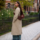 PRE ORDER - The city leather en suède crossbody bag - PRE ORDER