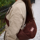 PRE ORDER - The city leather en suède crossbody bag - PRE ORDER