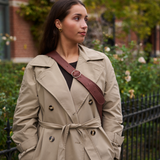 PRE ORDER - The city leather en suède crossbody bag - PRE ORDER