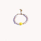 Yellow sea turtle pearl bracelet