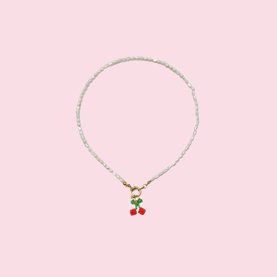 Cherry berry necklace