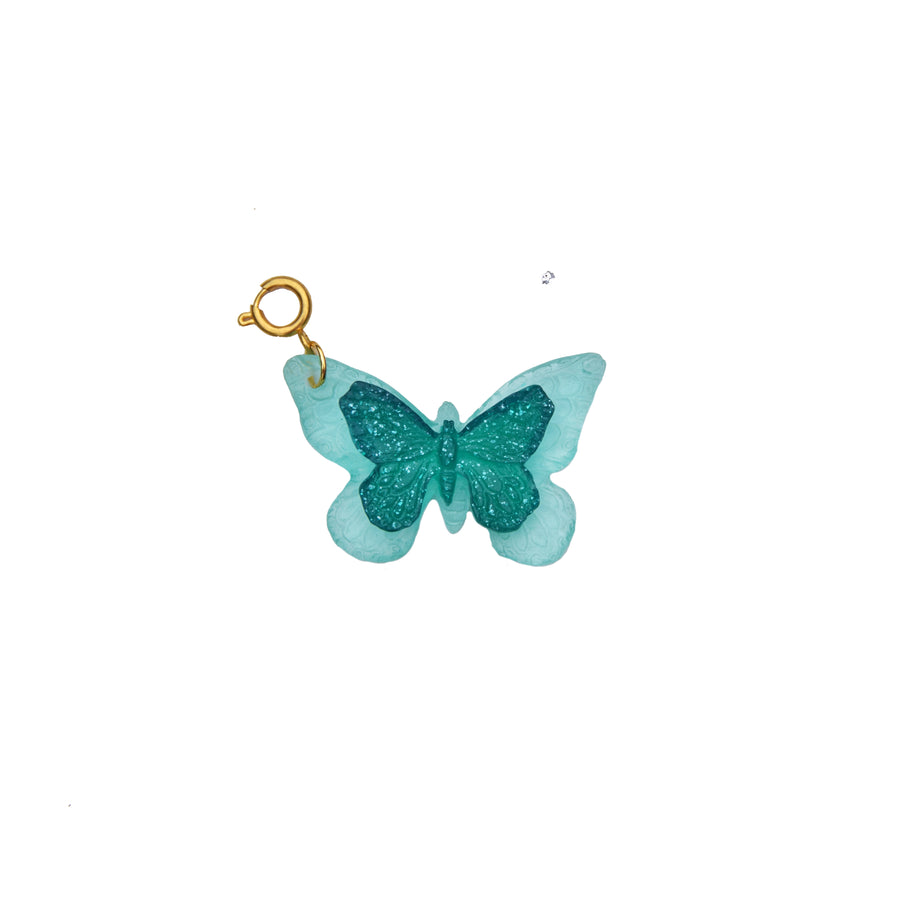 Green green butterfly pendant