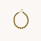 Moon beads necklace - goud