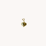 Golden heart pendant