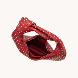 Izzy bag met studs - rood