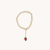Never enough strawberries necklace