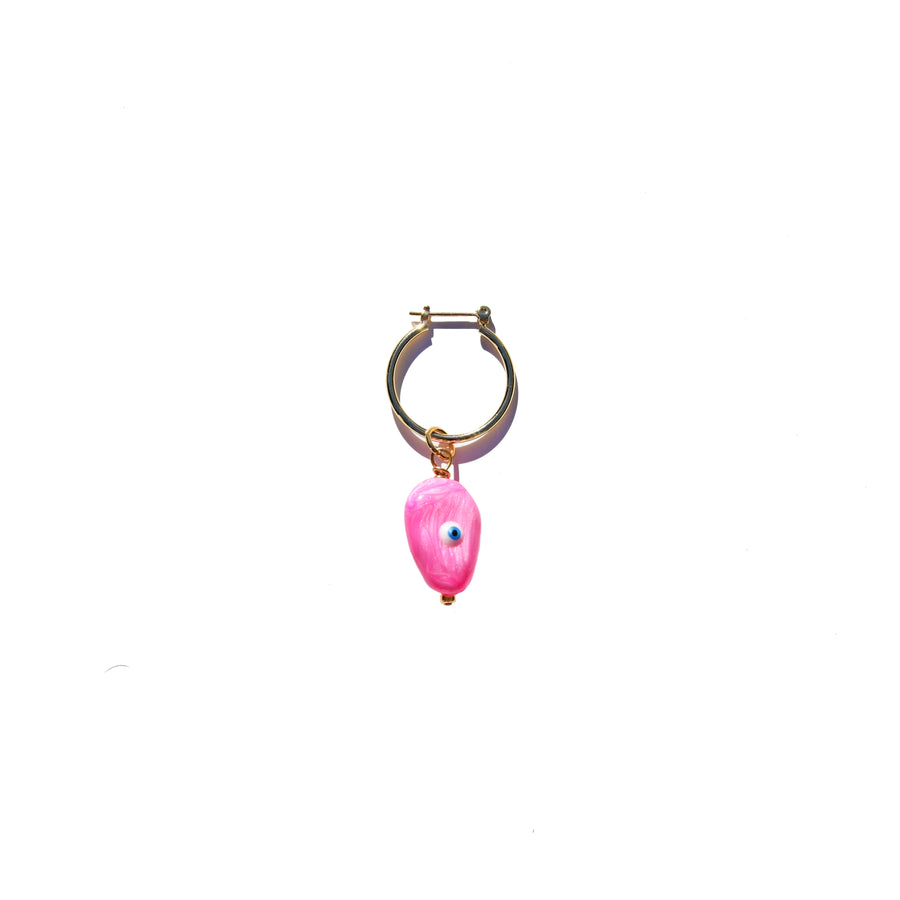 Pink eye-catcher earrings (set)