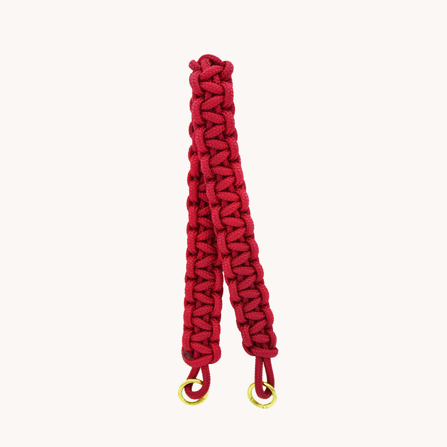 Bag strap - raspberry red