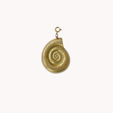 Golden shell pendant