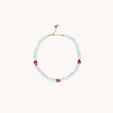 Strawberry beach necklace