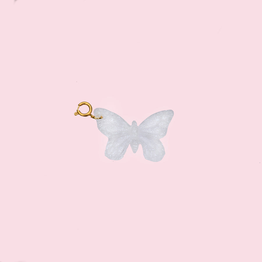 See through butterfly pendant - maxi